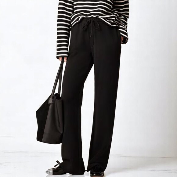J. Crew Heritage terry wide-leg sweatpant Size Medium - Picture 1 of 13